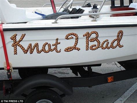 See more ideas about boat names, boat, boat humor. Feb 17, 2019 - Ever wondered what the most offensive boat names that are dirty and rude are? Here's a load I found with some that should even have been banned.