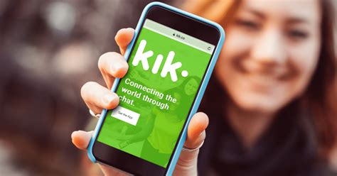To search for and join a Public Group: Open the Kik app. F