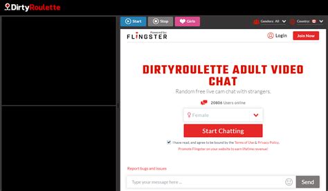 Dirtyroulette has many uses – you can use our free sex chat rooms to flirt with strangers, have webcam sex or even find true love. With thousands of people on cam at all times, finding nude cams is easier than ever. Practice your flirting skills and see how far it gets you. Many people end up finding true love on Dirtyroulette.