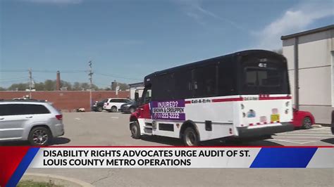 Disability rights group advocates urge audit of St. Louis County Metro operations
