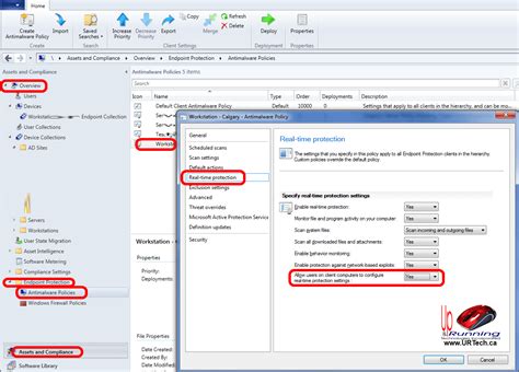 Disable Real Time Protection System Centre Endpoint Protection (AV