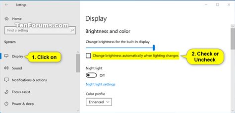 Disable adaptive brightness windows 10 registry. 19045), anywhere, to affect eithe...