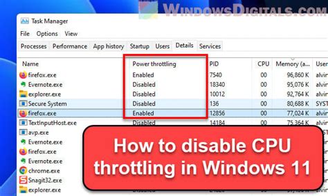 Disable cpu thermal throttling.  Disable it only when your hardware, cooling, and wor...