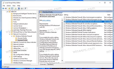 Disable firewall group policy windows 11.  You just need to use the Settings. ...