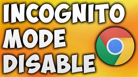 While it isn't as simple as flicking a switch or adding a password, it is possible to disable Incognito Mode. Here's how you do it. How To Disable Incognito Mode In Chrome. If you do want to disable Incognito Mode on a PC or Mac, then you're going to need to do a little bit of work using something called a Registry addition.. 