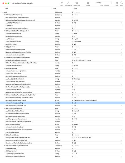 Disable mouse acceleration and set tracki… - Apple Community