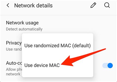 Disable randomized mac address android 13.  Note: Select to disable MAC address randomization f...