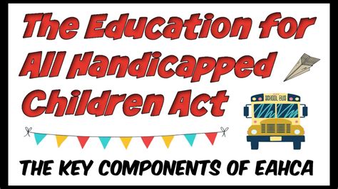 The Education for All Handicapped Children Act was a follow-u