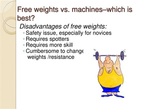 Disadvantages of resistance machines. .  ...