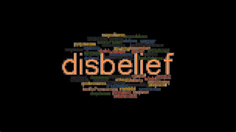 Disbelief synonym. Things To Know About Disbelief synonym. 