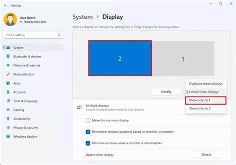 Disconnect display windows 11.  This is very useful because it allows dis...