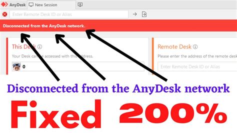 Disconnected from anydesk network reddit.  Anydesk not connecting to network windows ...