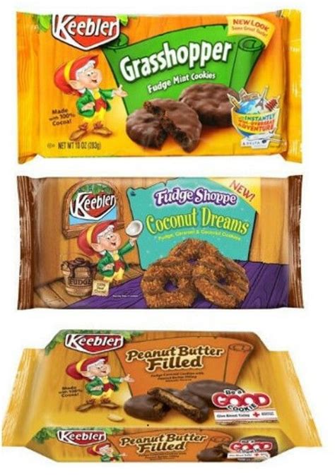 Discontinued keebler cookies from the '80s. The shortbread cookies were filled with fudge—and you know how. They were popular in the 1980s, but slowly faded into obscurity. Probably keebler chocolate creme and vanilla creme sandwich cookies.they were discontinued a long time ago. Fudge cookies newspaper coupon ad offer ernie..