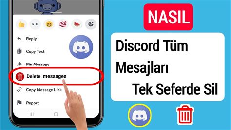 Discord'da malesef tüm mesajları sil veya çoklu mesaj sil diye bir özellik yok.