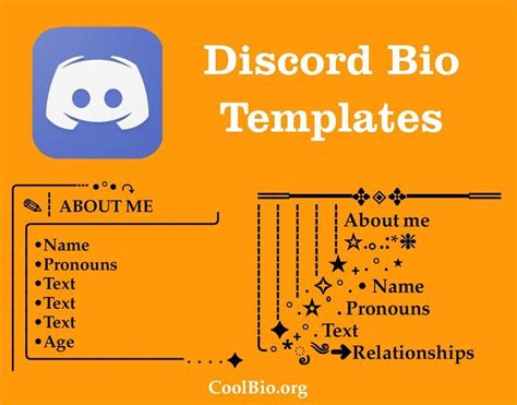 Discord Bio Templates Portal Tutorials