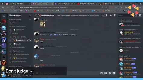 Discord Moderator Application! YouTube