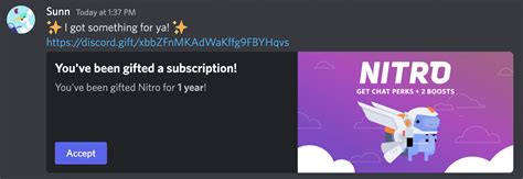Discord Nitro comes with