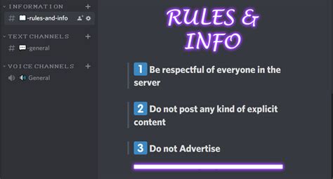 Discord Server Rules Layout 02/2022
