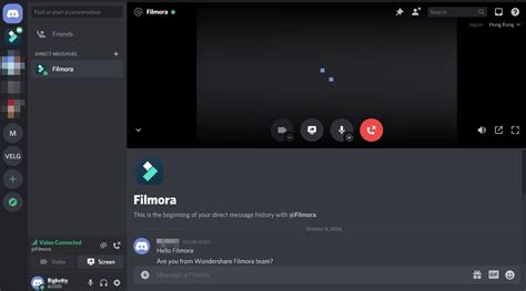 Discord Video Call Template