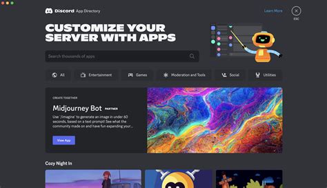 Discord api nodejs.  The App Directory lets you search, browse, and explore thousands ...