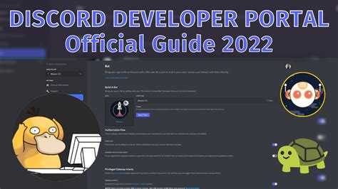 Discord application developer portal.  Have a Build and scale social games and exp...