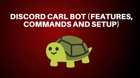 Discord carlbot. Fast twitch notifications. Mention roles without leaving them mentionable with feeds. Postcount tracking. Cats, dogs and various cute animals. User info like join date, creation date, and nickname history. Carl-bot is a fully customizable and modular discord bot featuring reaction roles, automod, logging, custom commands and much more. 