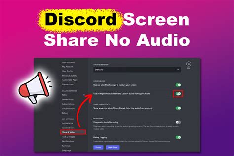 Discord full screen share no audio. .