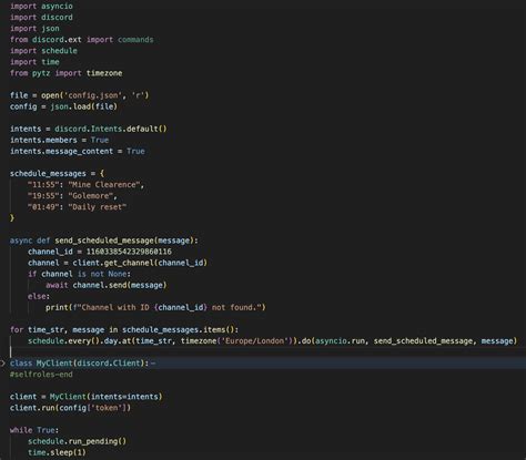 Discord message script.  CBR.  Discord Auto Messenger This Python script enable...