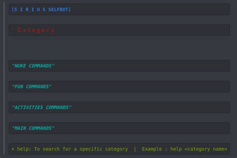 Discord selfbot python.  This SelfBot provides a large variety of commands ...