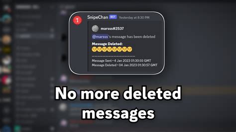 Sniped! 3.4 • 7.97K Invite Vote ( 2) Overview With this bot, members can snipe the last edited or deleted message in your server. Sniped! 8ball Gives an answer to your yes/no question. Editsnipe Snipe the last edited message in a channel. Minesweeper Sends a minesweeper Name Manage nicknames. Nameeditor. 
