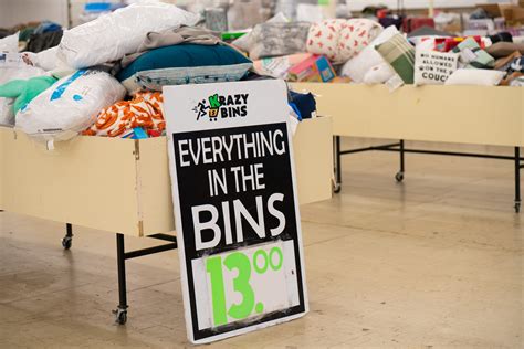 Discount bins. Specialties: We offer one-price shopping each day. Over 100 bins are freshly stocked every Friday. The price drops daily until everything is … 