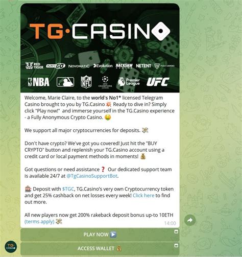 Discount casino telegram