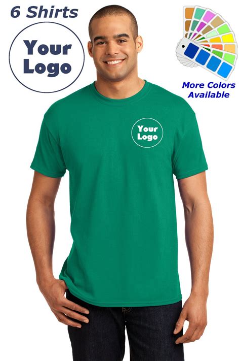 Discount custom t shirts. We offer personalization methods, pre-made templates, and plenty of help to get your creativity flowing. In addition, our Design Studio makes designing custom clothing a stress-free experience. Just upload your own design elements, or use ours to create custom t-shirts, sweatshirts, or hats that’ll impress family, friends, and customers alike. 
