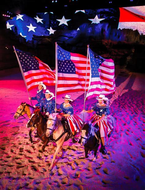 Discount dixie stampede tickets. Location. Step into the amazing Dolly Parton's Stampede theater to witness an all-in-fun look at the rivalry between North & South in this action-packed dinner and show extravaganza. You'll witness amazing performances by the cast, as well as the stars of the show - 32 amazing performing horses. 