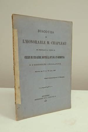 Discours de l'honorable m. - Handbuch für physikalische konzepte und verbindungslösungen.