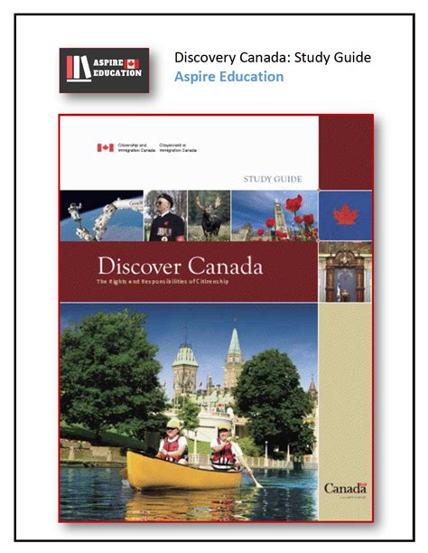 Discover Canada Study Guide Urdu