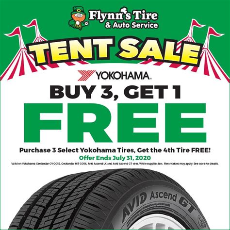 Discover Unbeatable Savings at Flynn's Tire Tent Sale