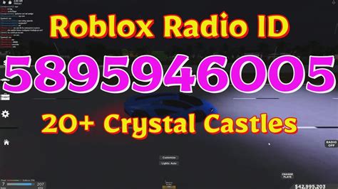 Discover crystal castles roblox id