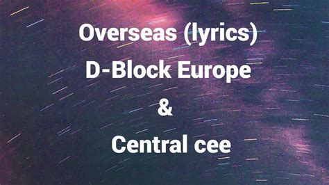 Discover dbw overseas lyrics