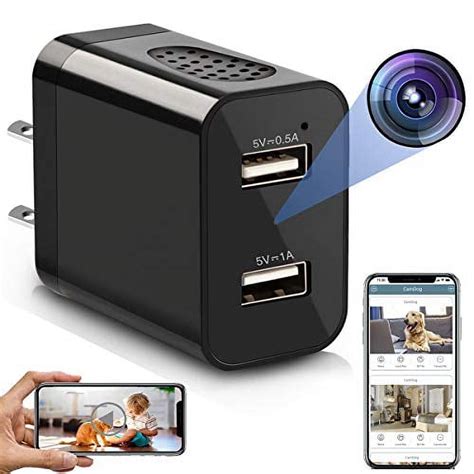 Discover hidden spy camera charger