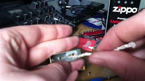 Discover how to replace a wick on a zippo