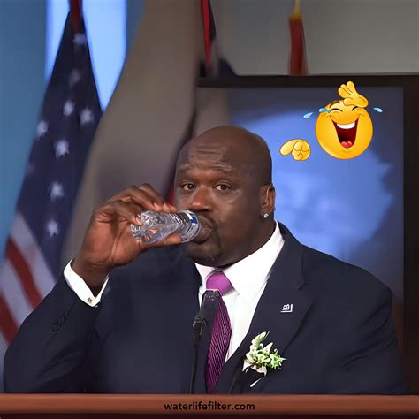 Discover shaq drinks water bottles