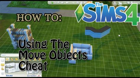 Discover sims cheat objects size