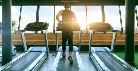 Discover someone on a treadmill