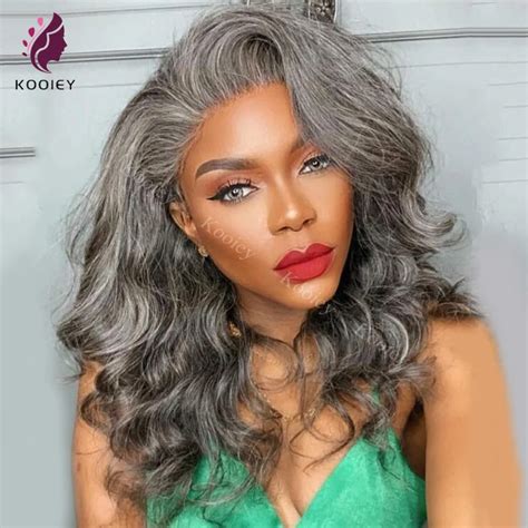 Discover the Allure of Lace Front Salt and Pepper Wigs: Elevate Your Style with Timeless Elegance