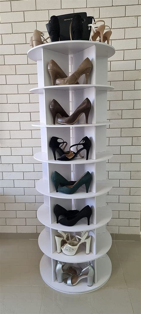 Discover the Revolutionary 360 Rotating Shoe Rack: Elevate Your Footwear Storage!