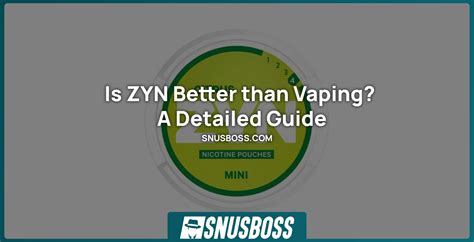 Discover the Superior Solution: Better than Zyn