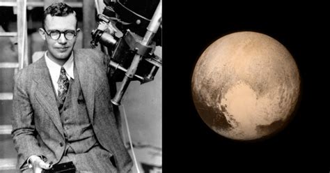 Like with his work on Mars, Slipher's early observations helped to uncover a field-altering discovery, and as biographer William Hoyt concluded, his research "enabled astronomers to gauge the approximate age and dimensions of the known universe." Clyde Tombaugh, the discoverer of Pluto. He was assisted by Slipher in his discovery.. 