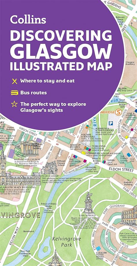 Read Discovering Glasgow Illustrated Map By Dominic Beddow