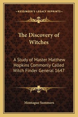 Discovery of witches a study of master matthew hopkins commonly calld witch finder generall. - J p kothari basic electrical engineering.